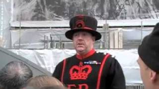 Yeoman Warder At Tower Of London Part III of Four [upl. by Hartzell]