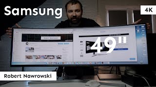 49quot monitor Samsung CHG90 Test  Robert Nawrowski [upl. by Kinney127]