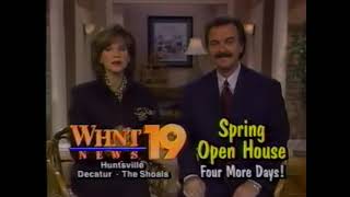 WHNT19 News 1996 Bumper  Spring Open House  Crook amp Chase  Huntsville Alabama [upl. by Kinimod315]