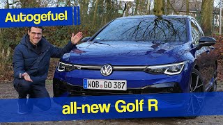 Allnew VW Golf 8 R FULL REVIEW  the ultimate 2021 Golf with 320 hp and torque vectoring [upl. by Gildus]