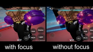 CHRONOS STYLE ULTIMATE WITH FOCUS AND WITHOUT FOCUS SIDE BY SIDE COMPARISON Untitled Boxing Game [upl. by Elfreda975]