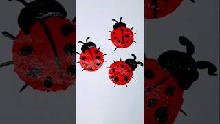 Ladybug 🐞 🐞 painting for kids art painting easypaintingideasforkids [upl. by Jeffcott577]