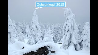 Winterlauf im tiefen Schnee im Fichtelgebirge rund um den Ochsenkopf am 23022013 [upl. by Vashtia]