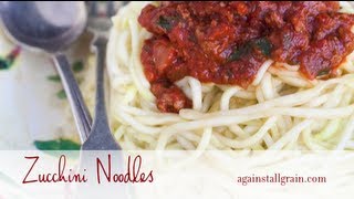 Zucchini Noodle Recipe  Danielle Walker [upl. by Calvert119]