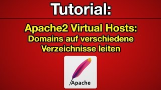 Tutorial Domain auf Verzeichnis weiterleiten Apache2 Virtual Hosts Deutsch FullHD [upl. by Ydnyc]