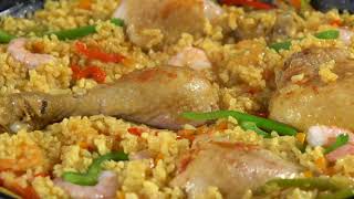 Paella de Pollo con verduras [upl. by Nowed]