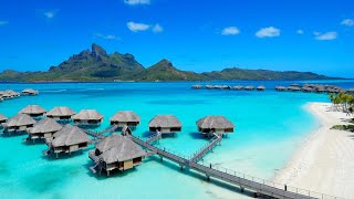 FOUR SEASONS BORA BORA  Phenomenal luxury resort full tour in 4K [upl. by Dusen]