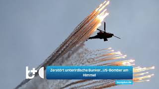 Zerstörung unterirdischer Bunker  USBomber am Himmel Seoul zeigt sein Arsenal [upl. by Kurth662]