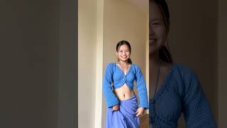 Crochet butterfly sleeves top 😍🥰 keeploving love crochet shorts nepalisong shortvideos [upl. by Silverman]