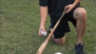 How to apply pine tar to a baseball bat [upl. by Moffat]