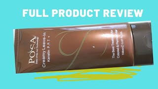 Full Product Review Posa Creamy Leavein Keratin PPT [upl. by Aniluj]