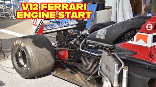 V12 FERRARI F1 SOUND  START ENGINE  Dallara 192 [upl. by Couhp]