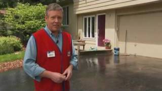 Lowes and QPR Professional Grade Driveway Sealer Instructional Video [upl. by Yednarb]