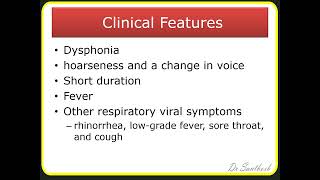 Acute Laryngitis Most common cause of hoarseness in the world [upl. by Grizelda617]