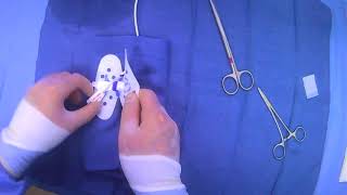 Removing Secured DrainsTubes From The Patient Ex Abdominal Drain [upl. by Ceevah]