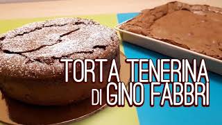 Torta tenerina al cioccolato di Gino Fabbri  Ricetta semplice e veloce [upl. by Hamlet]