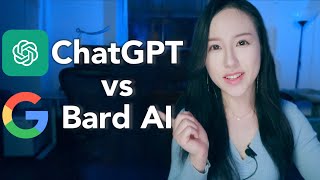 ChatGPT vs Google Bard  人工智能哪家强 谁更懂编程 [upl. by Mychal]