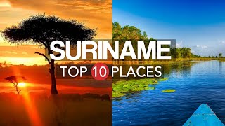 10 Amazing Places to Visit in Suriname – Travel Video [upl. by Annelg]