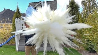 Whats inside EXPLODING Fire Extinguisher Balls [upl. by Twum53]