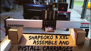 IoT68 Shapeoko 3 XXL – Assemble and Install Carriages – Step 3 [upl. by Felten]