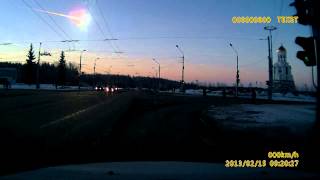 Взрыв метеорита над Челябинском 15022013avi [upl. by Tija173]