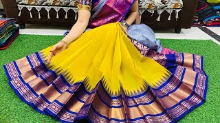 🙏🏻9550251094🙏🏻 latest collection pure cotton kuppadam pattu sarees in chirala sarees sarees [upl. by Sanoj]