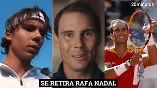 RAFA NADAL SE RETIRA DEL TENIS el emotivo anuncio [upl. by Nnoj]