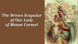 Brown Scapular Devotion History Promises Miracles [upl. by Nuahsyd640]