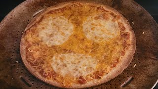 I made a Smiley Cheddar and Provolone Cheese Pizza 🍕 😋 [upl. by Oina]