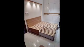 Customized extendable daybed similar to IKEA Brimnes daybead  Sofa Cum bed [upl. by Nolek]