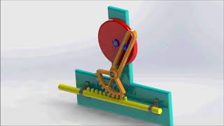 Reciprocating Motion with Quick Return Mechanism [upl. by Aciraj805]