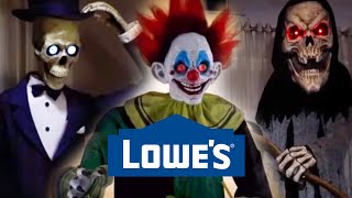 Lowes Halloween 2022 ALL Halloween Animatronics [upl. by Herwin661]