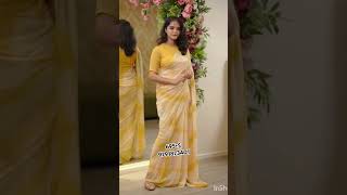 simple saree wearing style 9791873401 saree [upl. by Asiilanna]