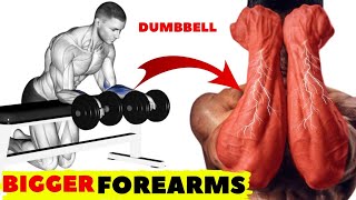 9 BEST EXERCISES FOR BIGGER FOREARM  DUMBBELL FOREARMS WORKOUT [upl. by Ingeborg]