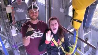 Nevis Bungy Jump  134 meters  Scared [upl. by Pippa]