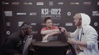 FACE TO FACE  KSI vs Logan Paul 2 [upl. by Trisha]