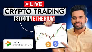 Crypto Currency Live Trading Session Delta Exchange [upl. by Nats]