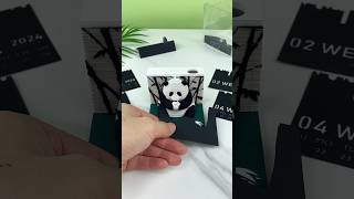 Panda calendar ASMR🐼😍 link in bio🔗 deskdecor panda [upl. by Eek]