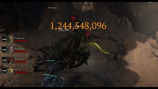 1 BILLION SHRED Highest Damage Druid Build  Diablo 4 Season 2 [upl. by Dill871]