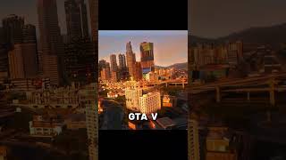 gta v vs gta vi viralvideo trending subscribe videoshorts [upl. by Tybald]