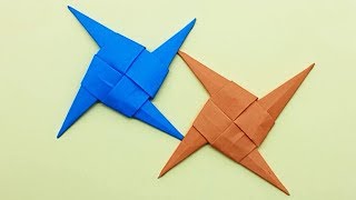 How to Make a Paper Ninja Star  Origami Ninja Stars Making Tutorial [upl. by O'Carroll]