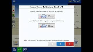 How to set Header Height Calibration on an Ag Leader InCommand 1200 [upl. by Tekla366]