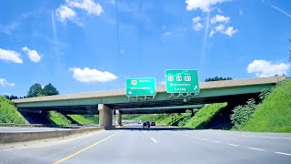 Warrenton Bypass Northbound US15 US17 and US29 in Virginia [upl. by Beitnes]