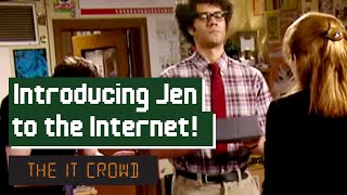 Moss Introduces Jen To The Internet  The IT Crowd Series 3 Episode 4 The Internet [upl. by Wystand]