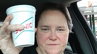 Diet Dr Pepper and Pickles Challenge from Sonic 🥒 [upl. by Ponzo777]