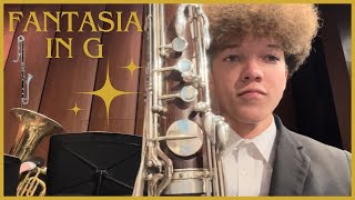 Fantasia in G  Contrabass Clarinet Perspective [upl. by Yevol]