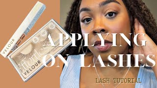 Applying On Lashes Quickly  Lash Tutorial [upl. by Akinihs]