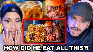 Undefeated BBQ Challenge  Beard Meats Food Is Crazy [upl. by Arlen179]