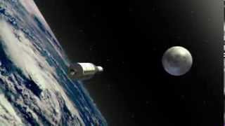 Apollo 11 moon landing animation [upl. by Line]