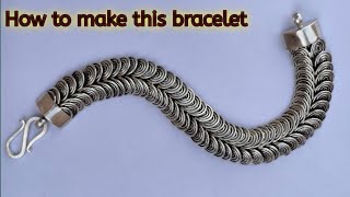 Handmade 100 Pure Silver Wire heavy braceletJewelry MakingHow its madeGold Smith Luke [upl. by Anitra760]